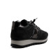 Zapatillas urban Cetti metal mesh negras con cordón elástico - Querol online