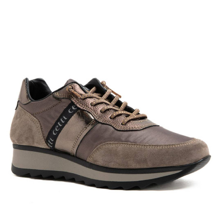 Zapatillas urban Cetti ante mesh oxido con cordón elástico - Querol online
