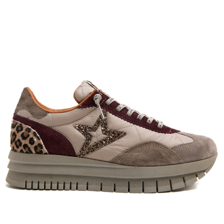 Sabatilles urban Cetti ante freedom beix amb glitter - Querol online
