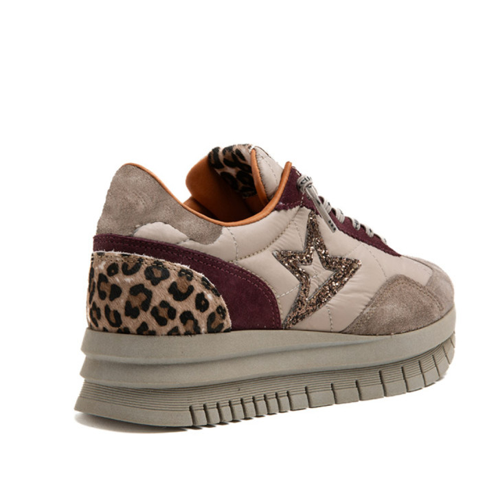 Sabatilles urban Cetti ante freedom beix amb glitter - Querol online