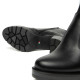 Botines tacón Nero Giardini negros de piel con tacón algo y suela dentada - Querol online