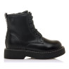 Botins Mustang storm high negres estil militar de canya mitja