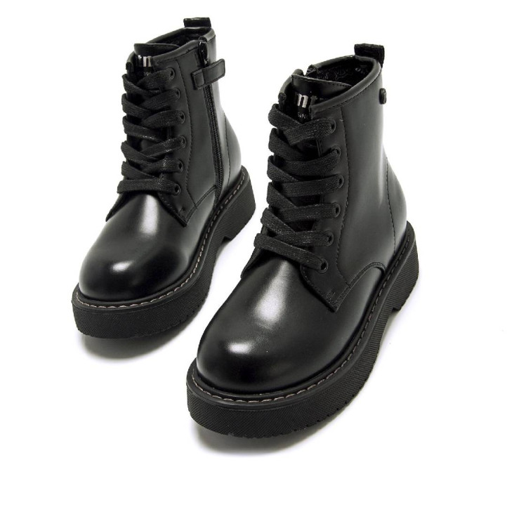 Botins Mustang storm high negres estil militar de canya mitja - Querol online
