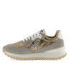 Zapatillas urban Victoria viento metal y glitter platino