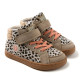 Zapatillas altas Gioseppo amiret animal print y borreguito respetuosas - Querol online