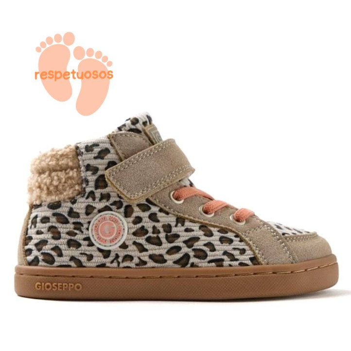 Sabatilles altes Gioseppo amiret animal print i borreguet respectuoses - Querol online