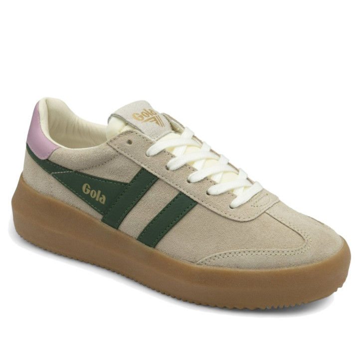 Zapatillas urban Gola athena bone con evergreen, candy y gum para mujer - Querol online