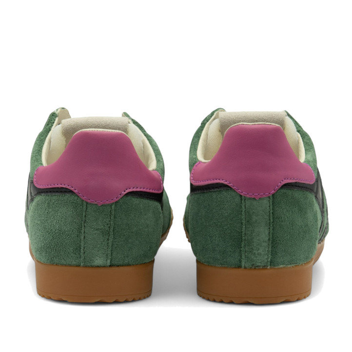 Sabatilles urban Gola elan evergreen amb black i fuchsia per a dona - Querol online