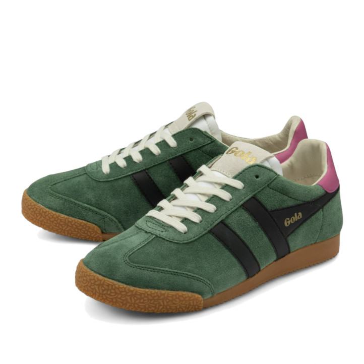 Sabatilles urban Gola elan evergreen amb black i fuchsia per a dona - Querol online