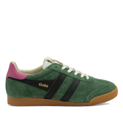 Zapatillas urban Gola elan evergreen con black y fuchsia para mujer - Querol online