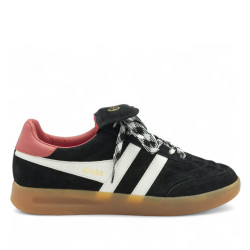 Zapatillas urban Gola stadia'86 black con off white, coral y gum para mujer - Querol online