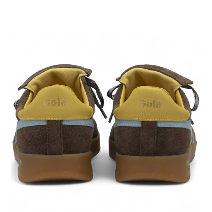Zapatillas urban Gola stadia'86 dark brown con air, pollen y gum para mujer - Querol online