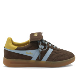 Zapatillas urban Gola stadia'86 dark brown con air, pollen y gum para mujer - Querol online