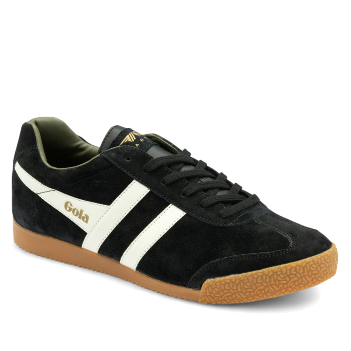 Zapatillas deportivas Gola harrier black con off white y khaki para hombre - Querol online