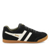 Zapatillas deportivas Gola harrier black con off white y khaki para hombre
