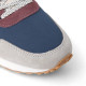 Zapatillas deportivas Silbon running relax multicolor marina con detalles granates - Querol online
