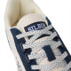 Zapatillas deportivas Silbon running relax milticolor beige con detalles azules - Querol online