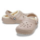 Zapatillas casa Crocs classic lined u mushroom/bone - Querol online