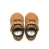 Botins Mustang free baby caramel amb velcro cordó elàstic respectuosos