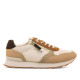 Zapatillas urban Mustang joggo classic en tonos tierra con cremallera lateral - Querol online