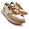 Zapatillas urban Mustang joggo classic en tonos tierra con cremallera lateral