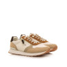 Zapatillas urban Mustang joggo classic en tonos tierra con cremallera lateral