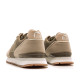 Zapatillas urban Mustang joggo classic kaki con detalles en tonos neutros - Querol online