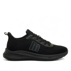 Zapatillas deportivas Mustang somo monocromaticas en negro