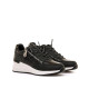 Sabates de falca Mustang goa negres amb animal print i falca - Querol online