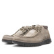 Botines Imac marrones de ante con panel textil posterior y suela en contraste - Querol online