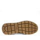 Zapatillas urban Imac marrones de piel con cremallera lateral y panel trasero de animal print - Querol online