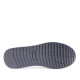 Zapatillas urban Imac taupe de piel con paneles plateados y cremallera lateral - Querol online
