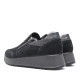 Zapatillas urban Imac negras de ante con brillantes en el empeine y cremallera lateral - Querol online