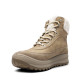 Botins plans Imac marrons de camussa amb borreguet a la part superior - Querol online