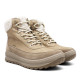 Botins plans Imac marrons de camussa amb borreguet a la part superior - Querol online