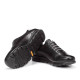 Sabates planes Fluchos susan negres amb cordons elàstics i sola flexible - Querol online