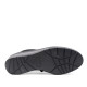Zapatos cuña Amarpies negros con brillantes en el empeine y paneles efecto charol - Querol online