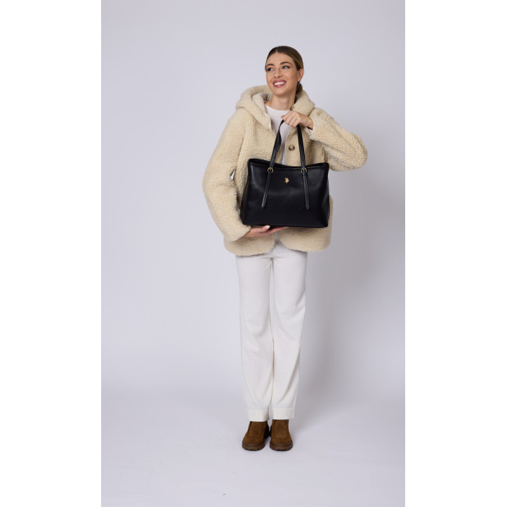 Bolso U.S. POLO ASSN. blackstone black - Querol online