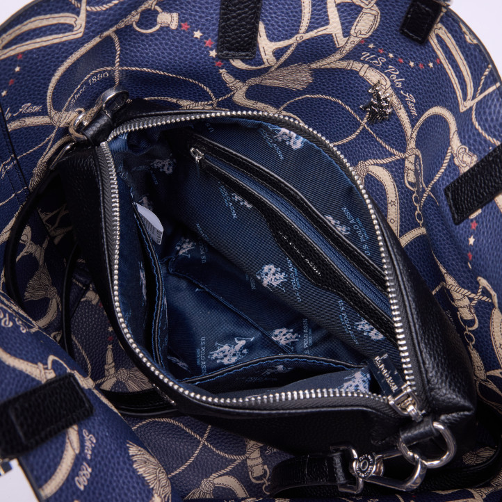 Bolso U.S. POLO ASSN. rogersville black reversible - Querol online
