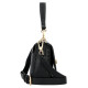 Bolso U.S. POLO ASSN. middleton flap black con herradura - Querol online