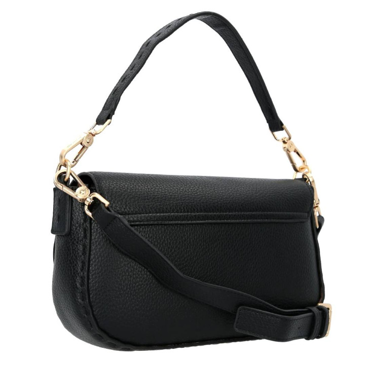 Bolso U.S. POLO ASSN. middleton flap black con herradura - Querol online