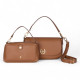 Bolso U.S. POLO ASSN. middleton flap camel con herradura - Querol online