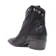 Botines tacón BB Up negros de estilo cowboy con ojales metálicos - Querol online