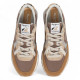Zapatillas urban Pepe Jeans brit glitter camel con panel trasero de animal print - Querol online