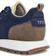 Zapatillas deportivas Pepe Jeans ari club m azul marino con panel marrón - Querol online