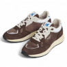 Sabatilles esportives Pepe Jeans marlon vibe marró xocolata amb panells blancs