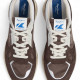 Zapatillas deportivas Pepe Jeans marlon vibe marrón chocolate con paneles blancos - Querol online