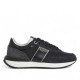 Zapatillas deportivas Pepe Jeans buster serie negras con detalles en blanco - Querol online