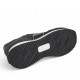 Zapatillas deportivas Pepe Jeans buster serie negras con detalles en blanco - Querol online