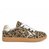 Sabatilles esport Pepe Jeans ball print animal print amb sola caramel